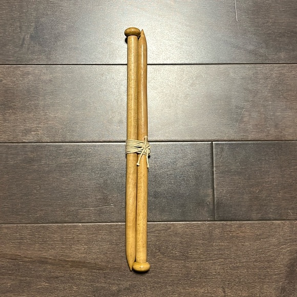 Wooden knitting needles vintage - Picture 6 of 6